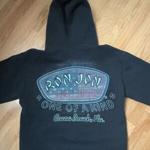 ron jon USA hoodie! only worn a couple times and has so much more use left